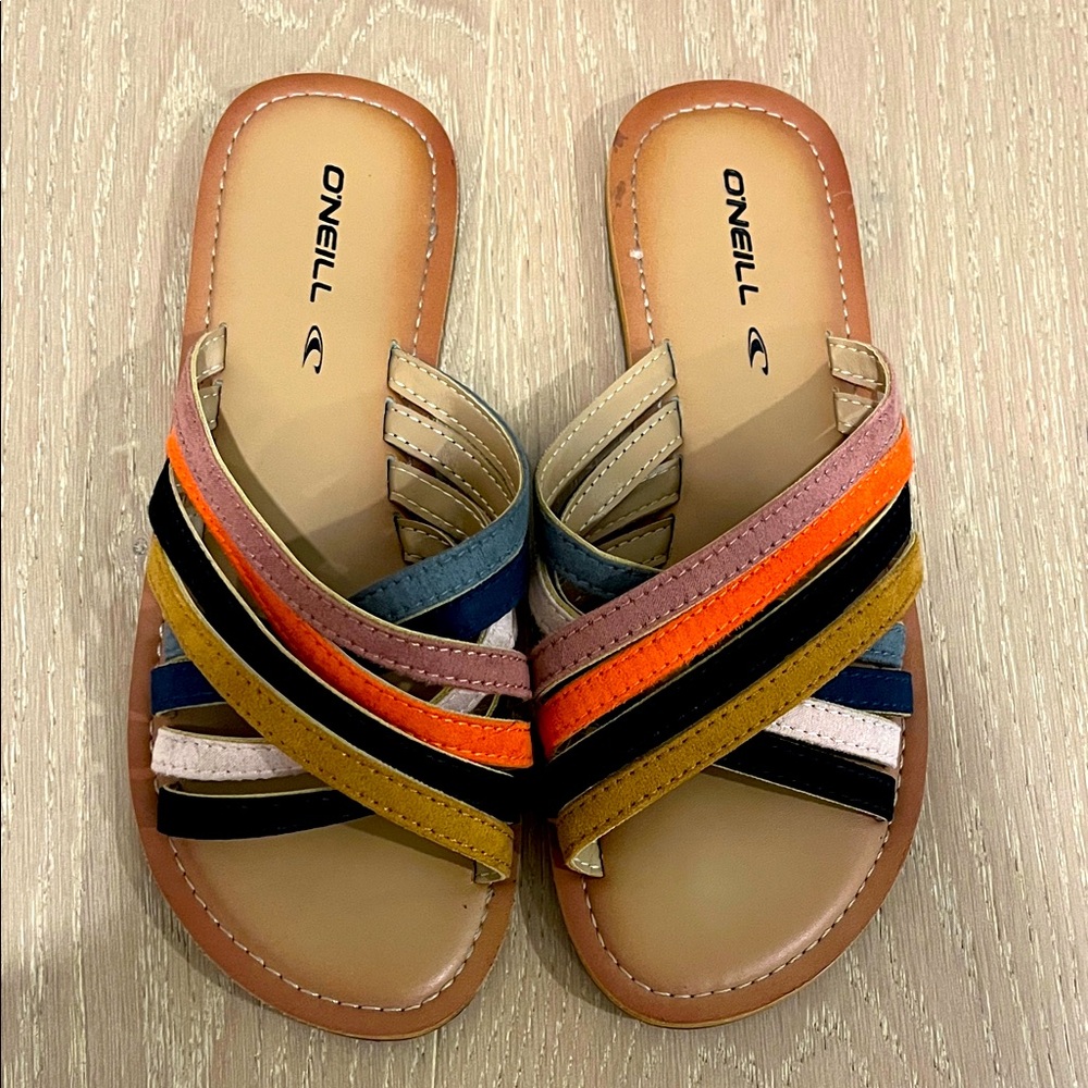O'Neill Women's Colorful Striped Sandals